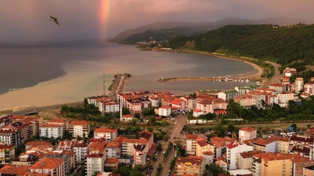 Sinop Türkeli'de gökkuşağı güzelliği