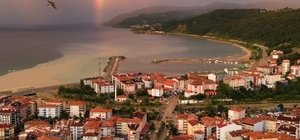 Sinop Türkeli'de gökkuşağı güzelliği