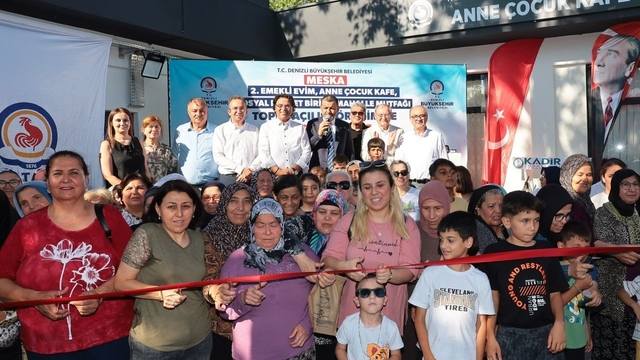 Denizli'de Toplumsal dayanışmanın yeni adresi Meska Sosyal Tesisi törenle açıldı
