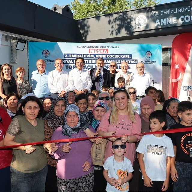 Denizli'de Toplumsal dayanışmanın yeni adresi Meska Sosyal Tesisi törenle a...