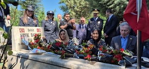15 Temmuz şehidi Ufuk Baysan kabri başında anıldı