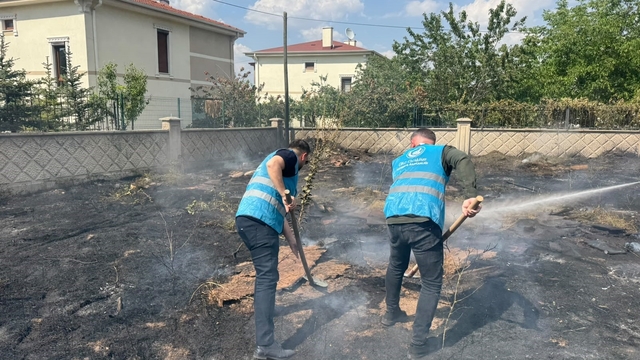 Ülkü Ocakları Kayseri İl Başkanlığı'ndan yangın duyarlılığı