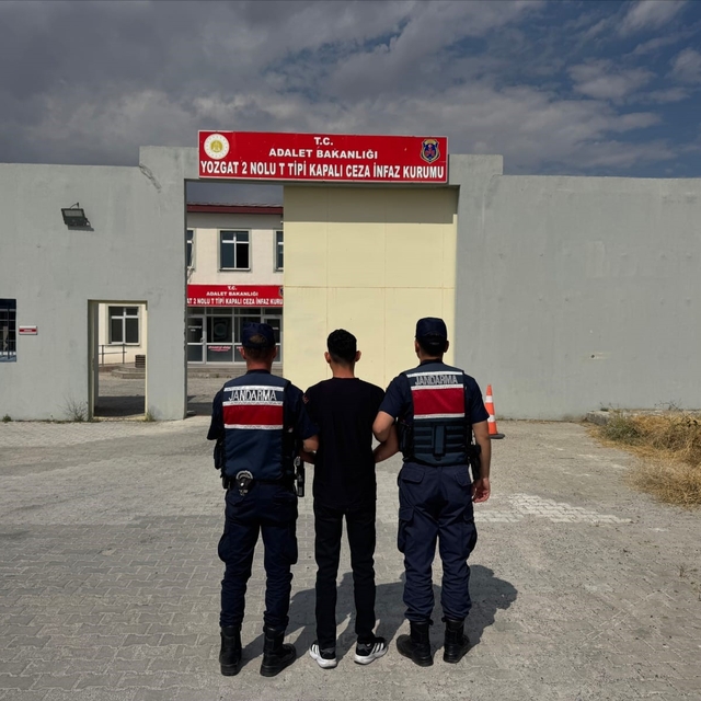 Yozgat'ta 6 yıl hapis cezası bulunan firari hükümlü yakalandı