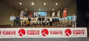 Marmaris'te 15 Temmuz Şehitleri Anma Programı bisiklet yarışı kazananları ö...