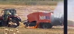 Balıkesir'de iki ayrı noktada çıkan yangın söndürüldü