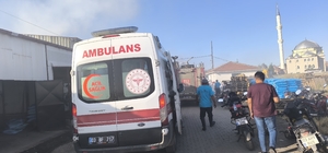 İş yerinde tüp patlaması sonrası yangın çıktı