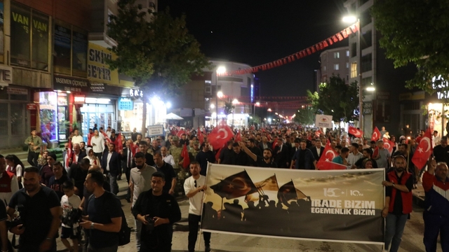 Van'da 15 Temmuz Demokrasi ve Milli Birlik Günü etkinliği