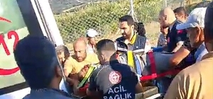 Bursa'da freni boşalan traktörün altında kalan sürücü ağır yaralandı