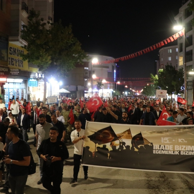 Van'da 15 Temmuz Demokrasi ve Milli Birlik Günü etkinliği