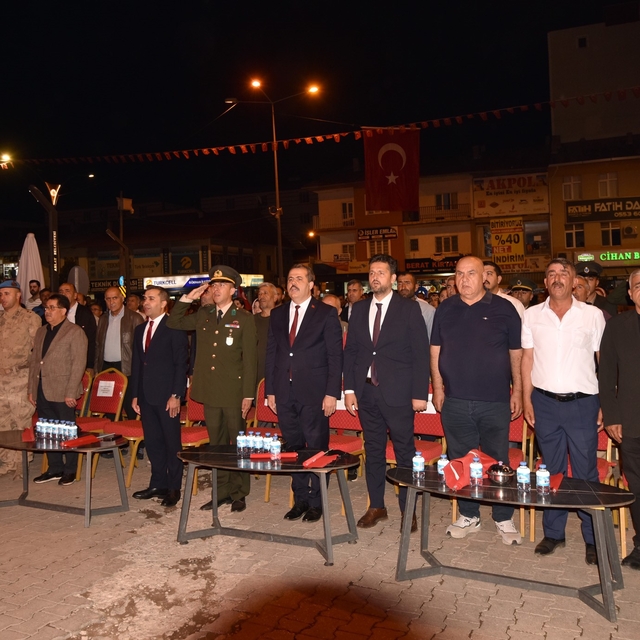 Ahlat'ta '15 Temmuz Demokrasi ve Milli Birlik Günü' etkinliği