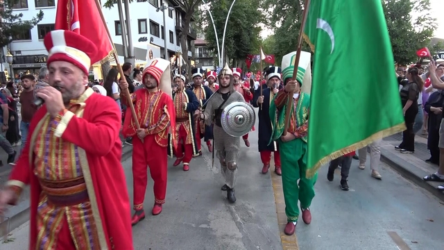 Amasya'da mehterli milli irade yürüyüşü yapıldı