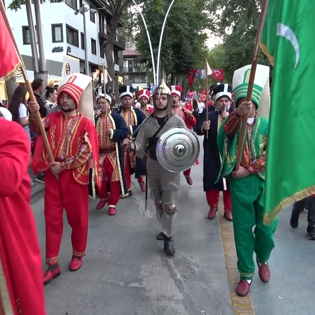 Amasya'da mehterli milli irade yürüyüşü yapıldı