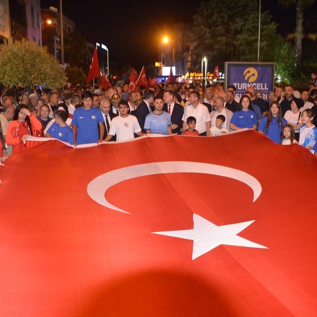 Çaycuma'da 15 Temmuz Demokrasi ve Millî Birlik Günü programı düzenlendi