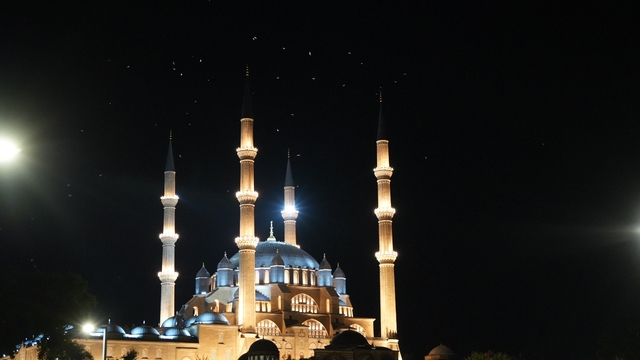 Selimiye Camii'nden yükselen selalar 15 Temmuz şehitleri için okundu