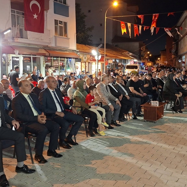 Hisarcık'ta 15 Temmuz Demokrasi ve Milli Birlik Günü programı düzenlendi