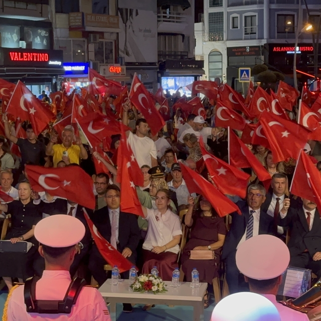 Marmaris'te '15 Temmuz' anma etkinliği