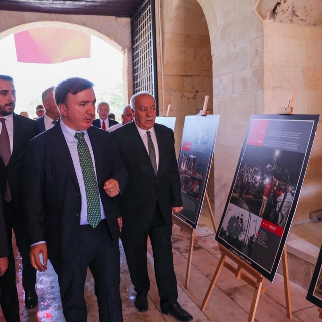 Tercan'da 15 Temmuz Fotoğraf Sergisi açıldı