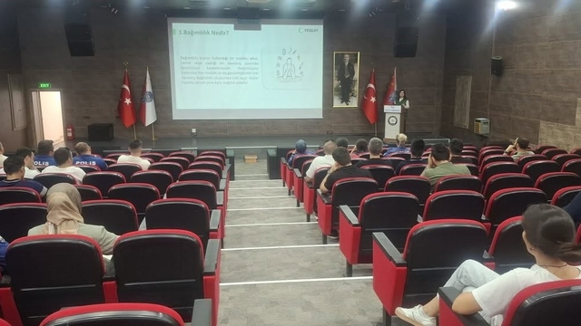 Kars emniyet personeline kumar bağımlılığı eğitimi ve YEDAM tanıtımı