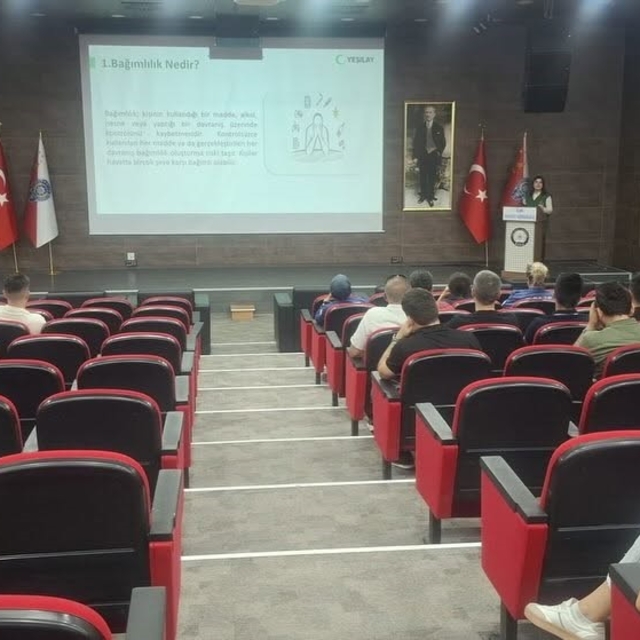 Kars emniyet personeline kumar bağımlılığı eğitimi ve YEDAM tanıtımı