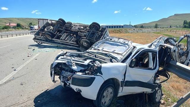 Erzurum kent merkezinde altı ayda 745 ölümlü-yaralamalı  trafik  kazası