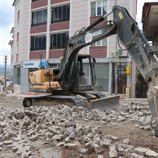 Kavak'ta ulaşımı rahatlatacak çalışma başladı