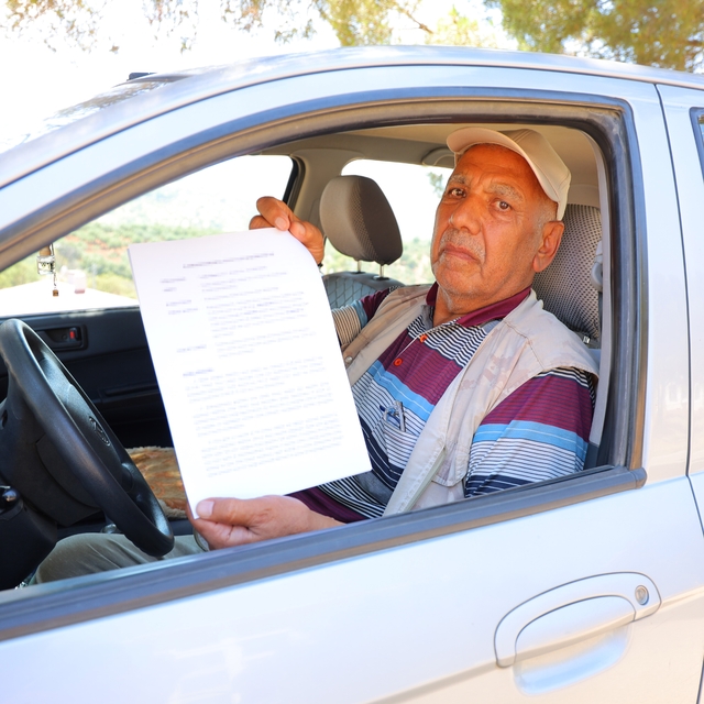 Yol çalışması mağduru oldu, 10 bin lira ceza kesildi