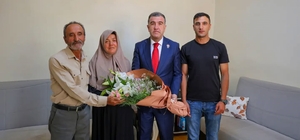 Bayburt'ta 15 Temmuz gazileri ziyaret edildi