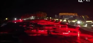 Pamukkale ve Hierapolis, 15 Temmuz hatırasına kırmızı ve beyaz renlere bürü...