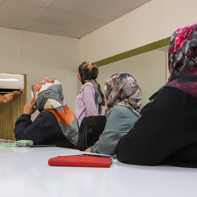 Kadınlara yönelik klima-kombi bakım eğitiminin üçüncü dönemi
