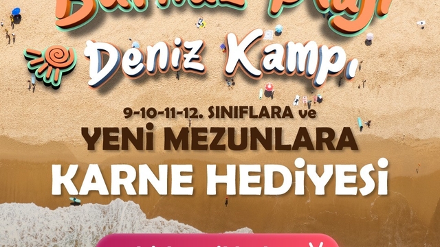 Karne hediyesi Başkan Yılmaz'dan
Erzin Burnaz Plajı Deniz Kampı başvuruları başladı