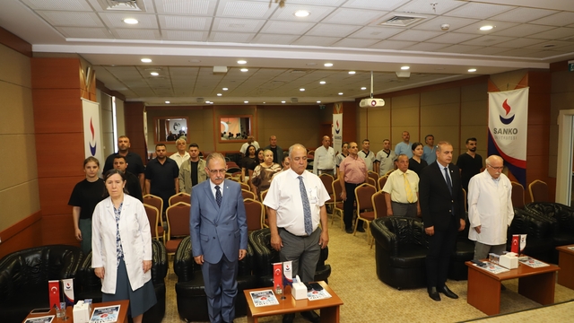SANKO Üniversitesi'nde 15 Temmuz Demokrasi ve Milli Birlik Günü Anma Programı düzenlendi