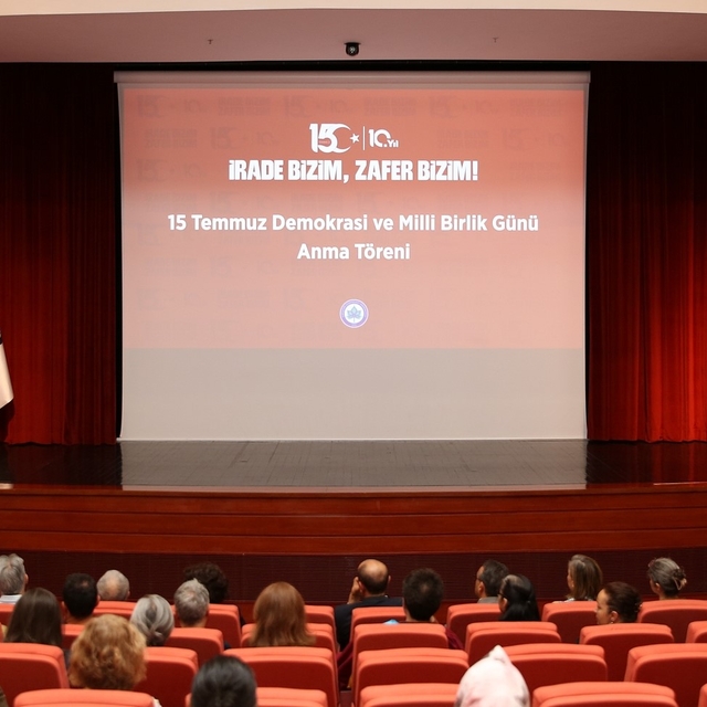 ESOGÜ'de 15 Temmuz Demokrasi ve Milli Birlik Günü Anma programı düzenlendi