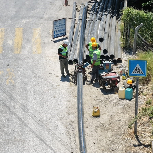 Aydın Büyükşehir Belediyesi'nden Söke'ye altyapı yatırımı
