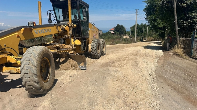 Düzce'de köylerde alt yapı çalışmaları sürüyor