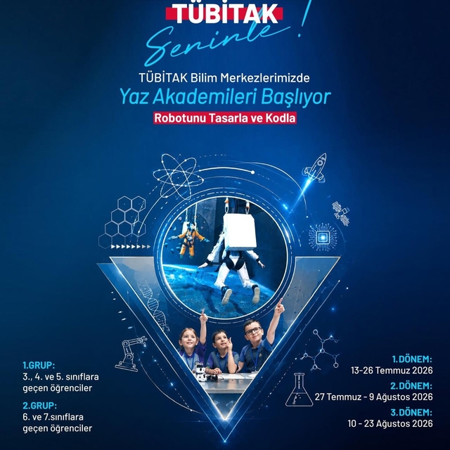 Büyükşehir'den bilim ve teknoloji dolu yaz akademisi