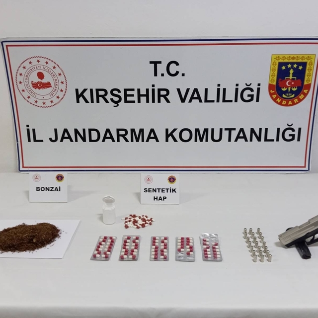 Kırşehir'de uyuşturucu operasyonu