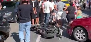 Tekirdağ'da kontrolsüz dönüş kazayla sonuçlandı: O anlar araç kamerasına ya...
