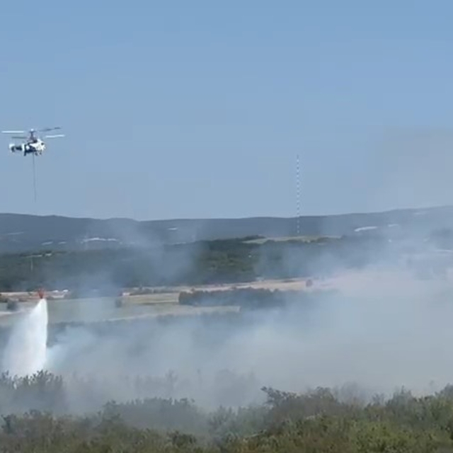 Tekirdağ'da anız yangını ormana sıçradı: Havadan ve karadan müdahaleyle kon...