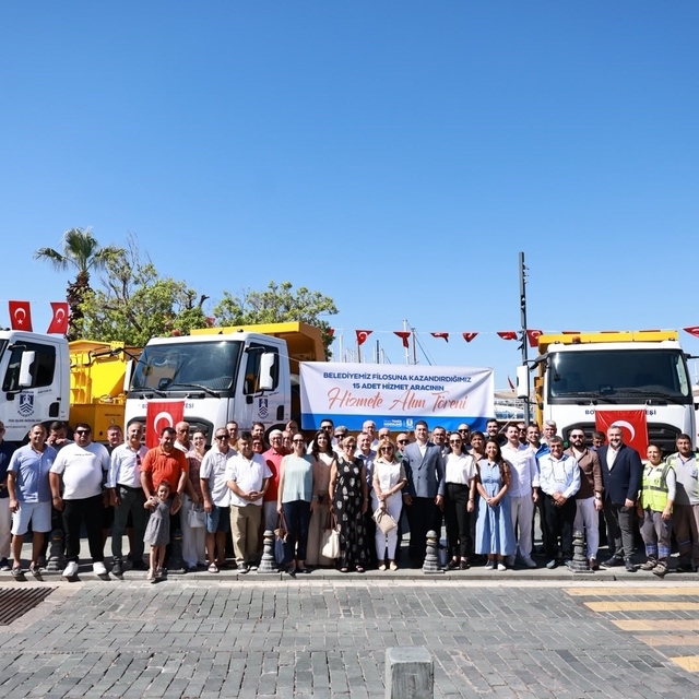 Bodrum'da son iki yılda toplam 48 yeni araç envantere katıldı