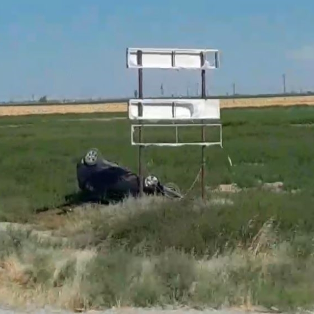 Kontrolden çıkan otomobil takla attı: 1 yaralı