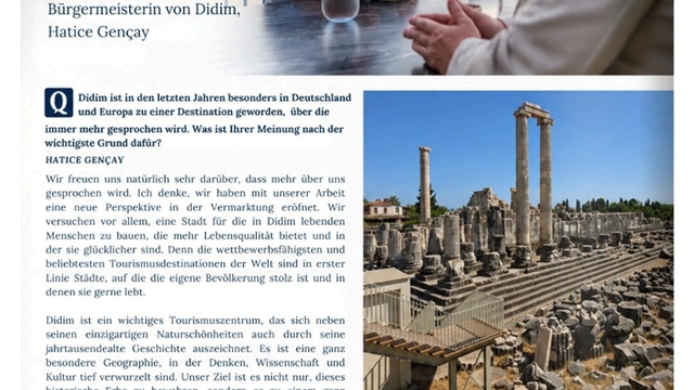 Didim, Almanya'daki bir dergide tanıtıldı