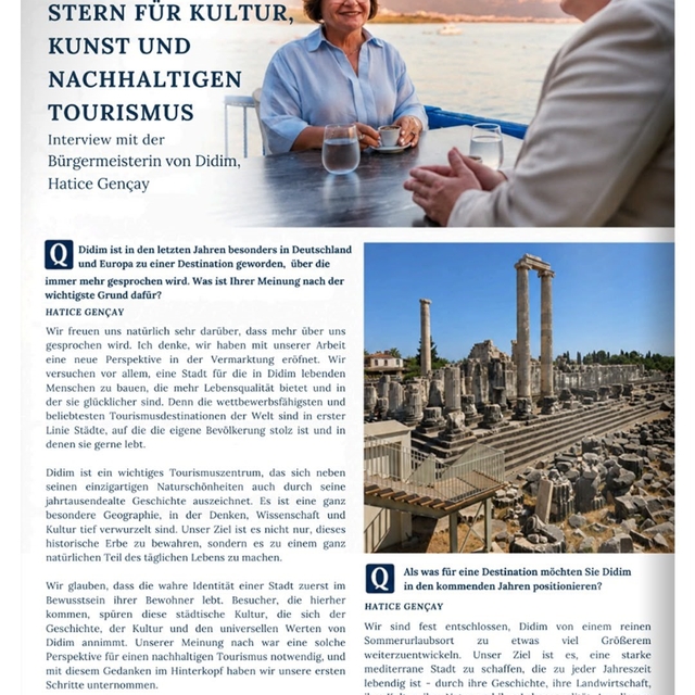 Didim, Almanya'daki bir dergide tanıtıldı