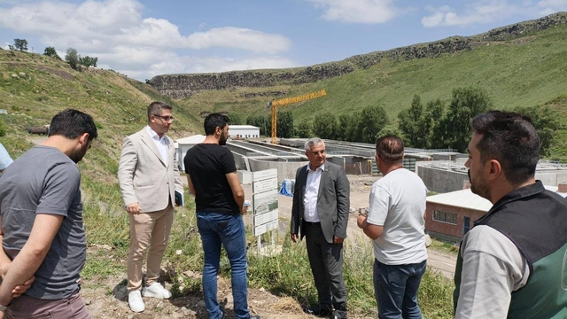 DSİ'den Kars'ta yatırımlara yakın takip: Atıksu Tesisi ve Kağızman Barajı yerinde incelendi