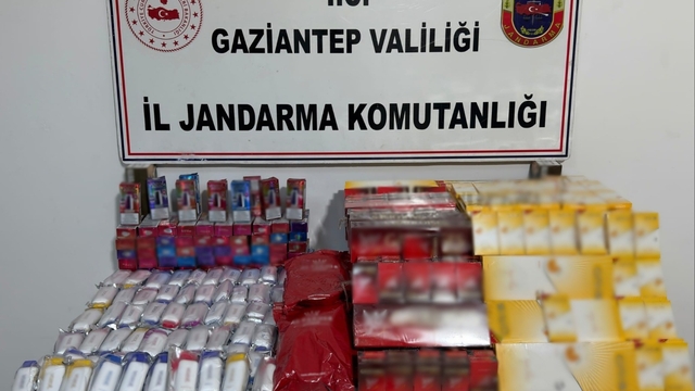 Gaziantep'te 1 milyon TL değerinde kaçak malzeme ele geçirildi: 3 gözaltı