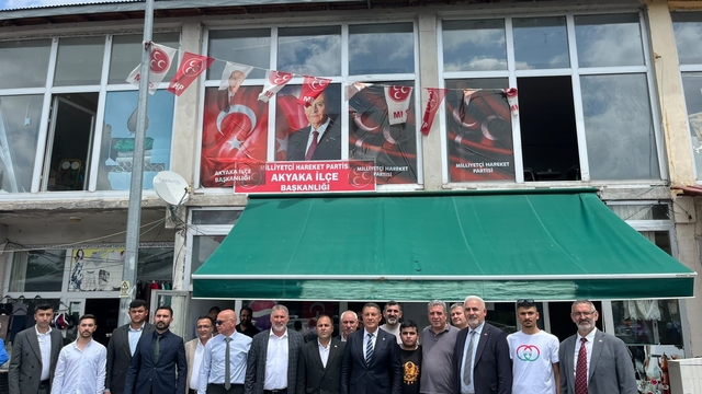 MHP Akyaka'da güven tazeledi: Erhan Aktaş yeniden ilçe başkanı seçildi