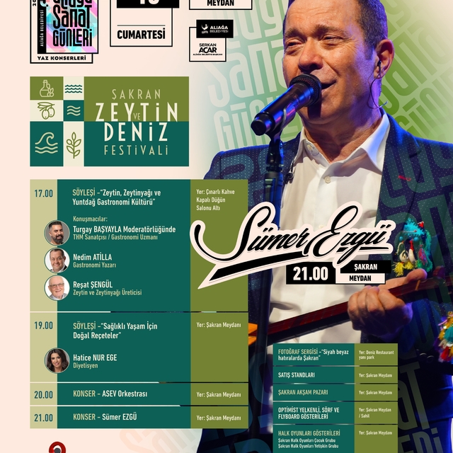 Şakran'da zeytin, deniz ve sanat buluşması