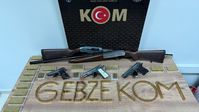 Kocaeli'de operasyon: Bin 513 fişek ele geçirildi