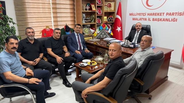 MTSO Başkan adayı Mahmut Boyraz'dan MHP teşkilatına hayırlı olsun ziyareti
