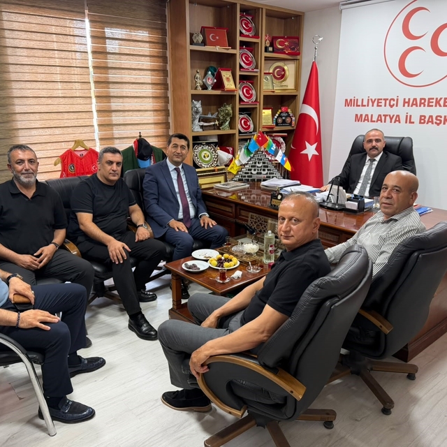 MTSO Başkan adayı Mahmut Boyraz'dan MHP teşkilatına hayırlı olsun ziyareti