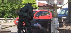 Amasya'da fünye ile patlatılan çantadan bebek kıyafetleri çıktı